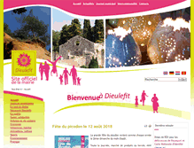 Tablet Screenshot of mairie-dieulefit.fr